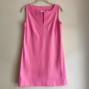 Bubblegum Pink Sleeveless Shift Dress